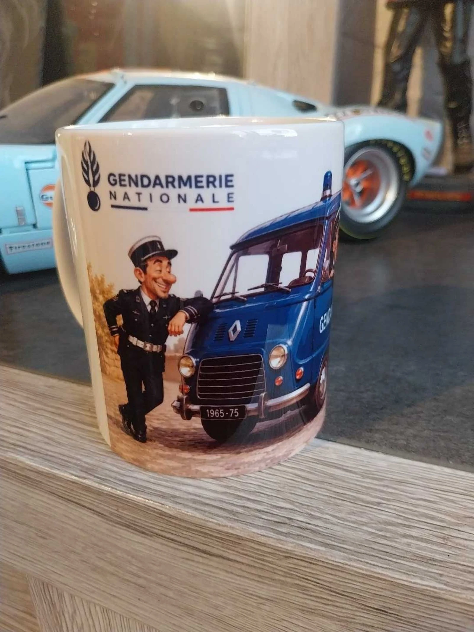 Mug humour estafette gendarmerie, protection, métier
